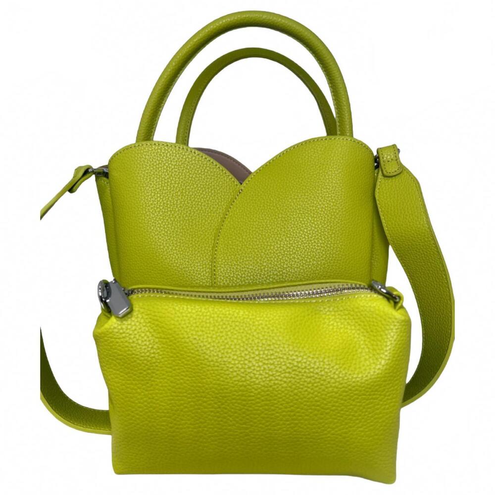 NEW PRETTY PERSUASIONS women's tulip convertible crossbody purse bag in green